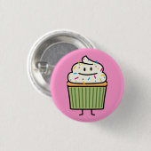 Kleiner Kuchen besprüht die Vanille, die Nachtisch Button (Vorne & Hinten)