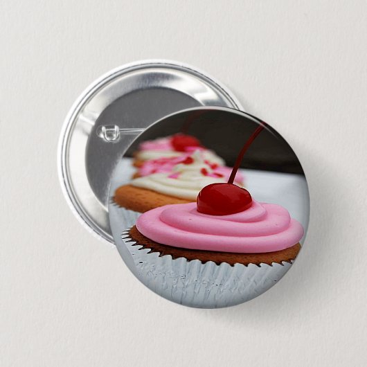 kleiner Kuchen Button (Vorne & Hinten)