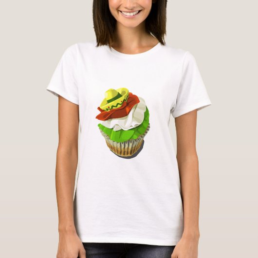 Kleiner Kuchen Cinco Des Mayo T-Shirt (Vorderseite)