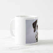 Kleiner Kuchen, die Dalmatinerkaffee-Tasse Kaffeetasse (Vorderseite Links)