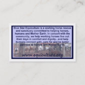 Kleiner Kuchen die Herdmaster Visitenkarten Visitenkarte (Rückseite)