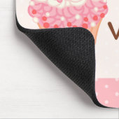 Kleiner Kuchen GEGEN Käsekuchen Mousepad (Ecke)