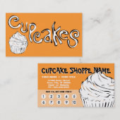 kleiner Kuchen kräuselt Loyalität Treuekarte (Vorne/Hinten)