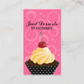 Kleiner Kuchen mit Kirschbäcker Visitenkarte (Vorderseite)