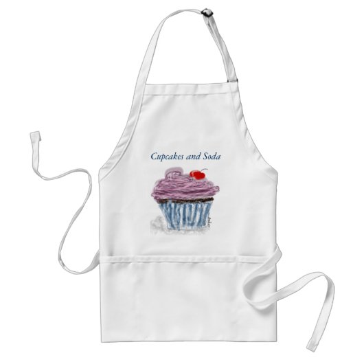 Kleiner Kuchen mit Kirsche Schürze (Vorne)