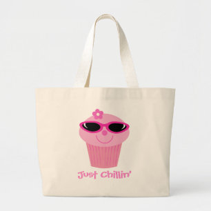 Kleiner Kuchen mit Sonnenbrille gerade Chillin Jumbo Stoffbeutel