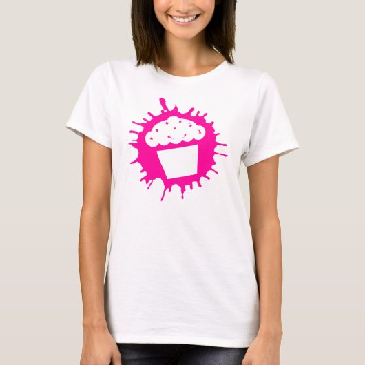kleiner Kuchen splatz T-Shirt (Vorderseite)