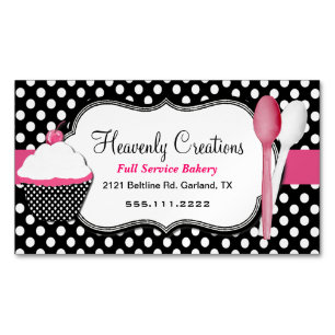 Kleiner Kuchen und Magnetische Visitenkarte