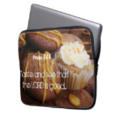 Kleiner Kuchen und Plätzchen Laptopschutzhülle (Vorderseite Links)