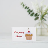 Kleiner Kuchen Visitenkarte (Stehend Vorderseite)