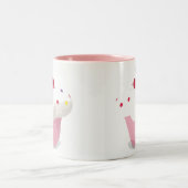 Kleiner Kuchen Zweifarbige Tasse (Mittel)