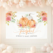 Kleiner Kürbis auf dem Weg zum Fall Floral Baby Du Banner
