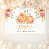Kleiner Kürbis auf dem Weg zum Fall Floral Baby Du Banner