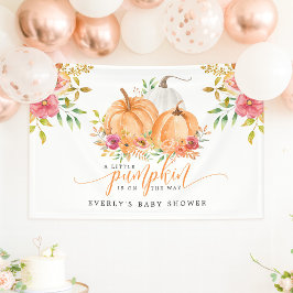 Kleiner Kürbis auf dem Weg zum Fall Floral Baby Du Banner