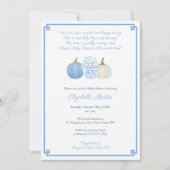 Kleiner Kürbis auf die Art und Weise Gedicht Boy B Einladung (Vorderseite)