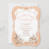 Kleiner Kürbis auf die Babydusche Einladung (Vorderseite)