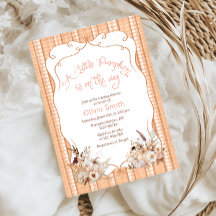 Kleiner Kürbis auf die Babydusche