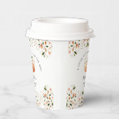 Kleiner Kürbis auf die Flora-Babydusche von Way Fa Pappbecher (Rechts)