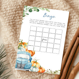 Kleiner Kürbis Blauer LKW Bingo Spiel