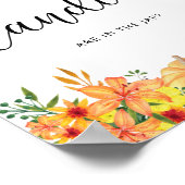 Kleiner Kürbis Blumenratte wie viele Bonbons Poster (Ecke)