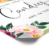 Kleiner Kürbis Blumenratte wie viele Bonbons Poster (Ecke)