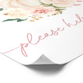 Kleiner Kürbis, der ein Getränk Bar signiert Poster (Ecke)