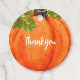 Kleiner Kürbis, der einen Geburtstag verwandelt Geschenkanhänger