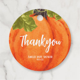 Kleiner Kürbis, der einen Geburtstag verwandelt Geschenkanhänger