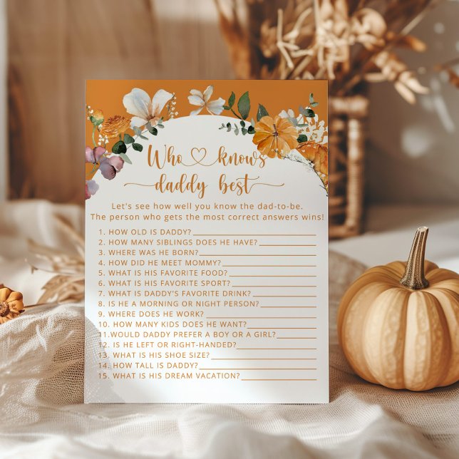 Kleiner Kürbis, der Papa bester Wild kennt (Von Creator hochgeladen)