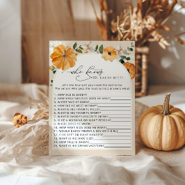 Kleiner Kürbis, der Papa bester Wild kennt