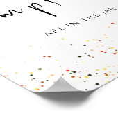 Kleiner Kürbis erraten, wie viele Kürbis-Poster Poster (Ecke)