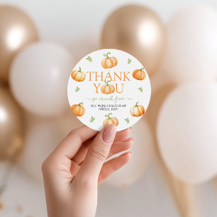 Kleiner Kürbis Herbst Dankeschön-Anhänger Geschenkanhänger