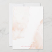 kleiner Kürbis ist auf dem Weg fallen Babydusche Einladung (Rückseite)