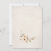 Kleiner Kürbis ist auf dem Weg Pastel Baby Dusche Einladung (Rückseite)