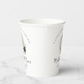 Kleiner Kürbis ist auf dem Weg zur Babydusche Pappbecher (Rechts)