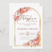 Kleiner Kürbis ist unterwegs Einladung (Vorne/Hinten)