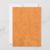 Kleiner Kürbis ist unterwegs | Niedliche Babydusch Einladung (Rückseite)