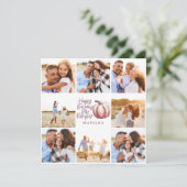 kleiner Kürbis lila rosa Blumenvielfalt Foto (Stehend Vorderseite)