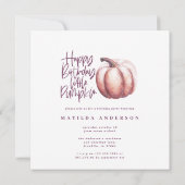 kleiner Kürbis lila rosa Blumenvielfalt Foto (Rückseite)