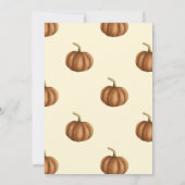 Kleiner Kürbis macht eine Einladung (Rückseite)