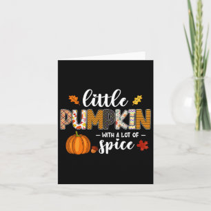 Kleiner Kürbis mit viel Würze Hallo Herbst Karte