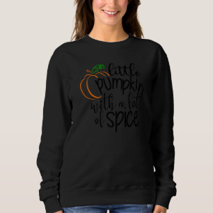 Kleiner Kürbis mit vielen Gewürzkids Thanksgivin Sweatshirt