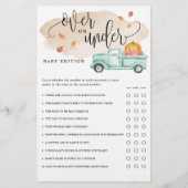 Kleiner Kürbis unter der Duschpapierspielkarte Flyer (Vorne)