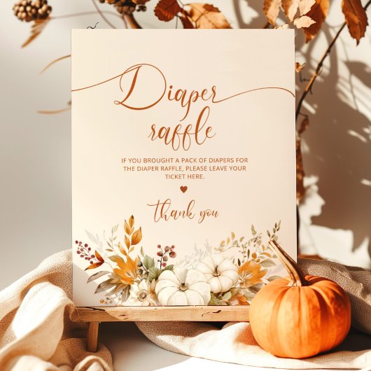 Kleiner Kürbis Weinlöffel Poster