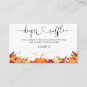 Kleiner Kürbisfall Windel Gewinnspiel Eintrittsgeh Begleitkarte (Vorderseite)