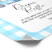 Kleiner Kürbiskampfläufer Poster (Ecke)