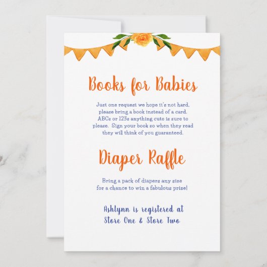 Kleiner Kürbisknechtenjunge in einem Einladung (Rückseite)