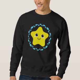 Kleiner, lachender Seestern im Fischkreis 1 Sweatshirt