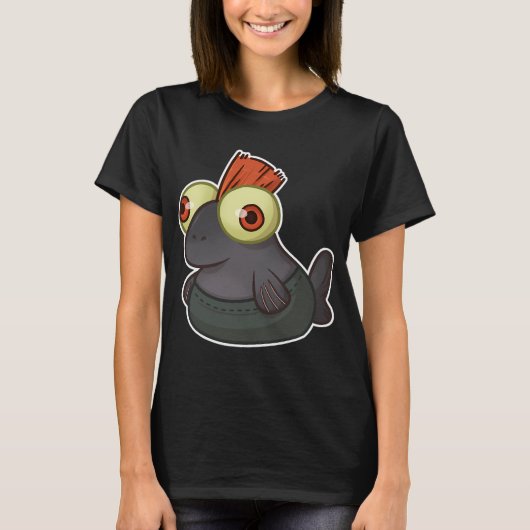 Kleiner Lachs Kumpel T-Shirt (Vorderseite)