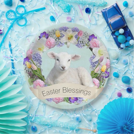 Kleiner Lamm-Ostern-Pappteller Pappteller (Party)